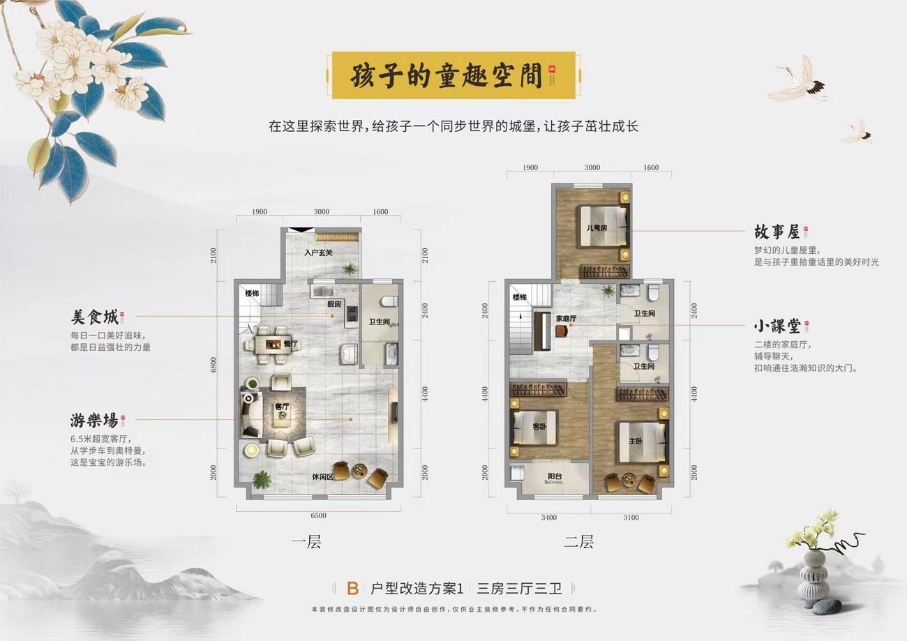 B户型改造方案1