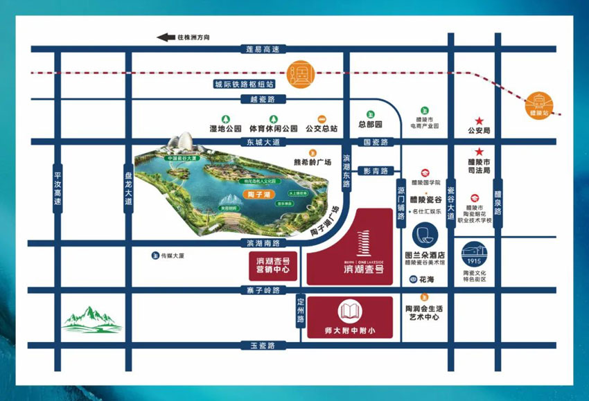 区位图