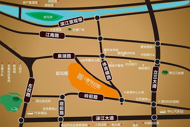 区位图