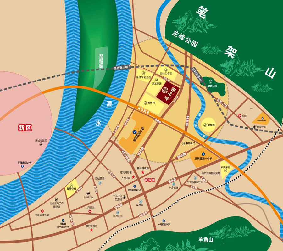 区位图