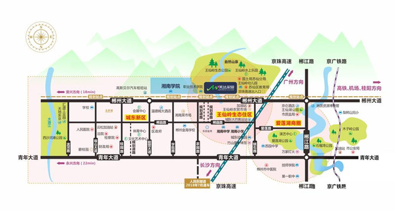 区位图